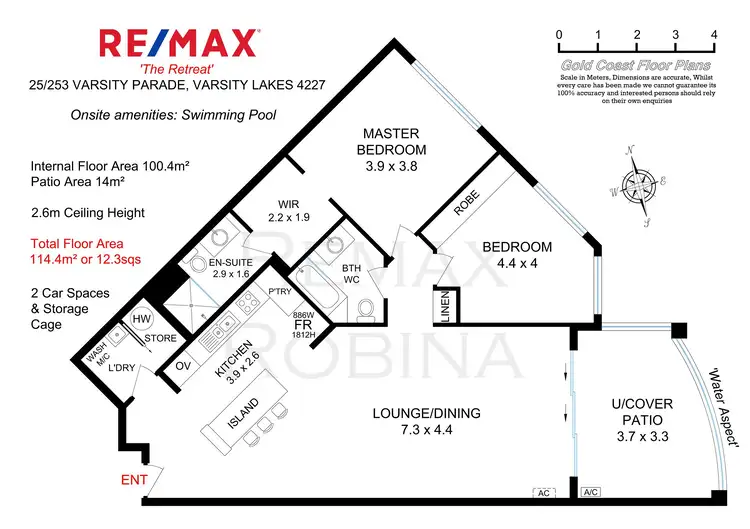 Floorplan of Homely unit listing, 25/253 Varsity Parade, Varsity Lakes QLD 4227