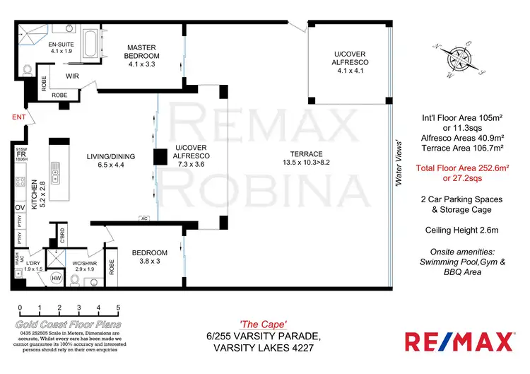 Floorplan of Homely apartment listing, 6/255 Varsity Parade, Varsity Lakes QLD 4227