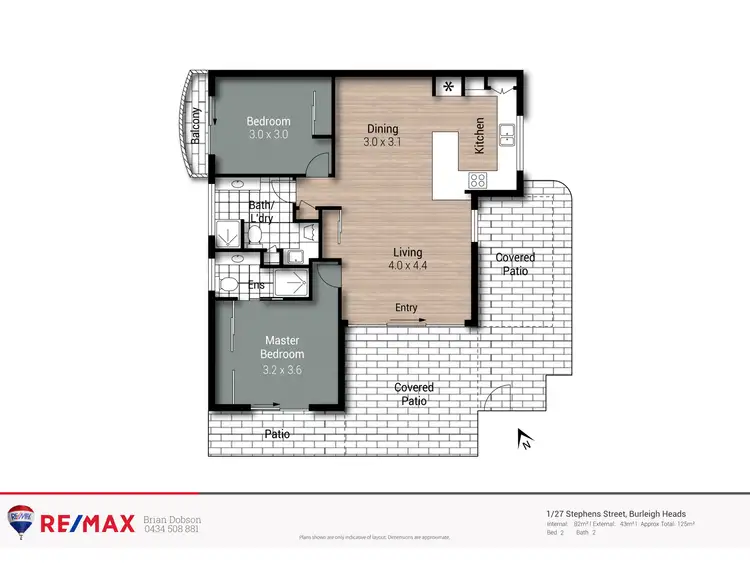 Floorplan of Homely unit listing, 1/27 Stephens Street, Burleigh Heads QLD 4220