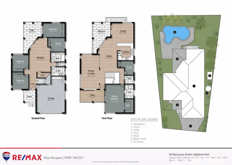 Floorplan of Homely house listing, 20 Moroccan Street, Highland Park QLD 4211