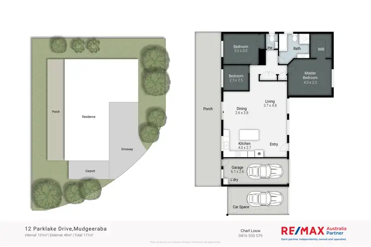 Floorplan of Homely house listing, 12 Parklake Drive, Mudgeeraba QLD 4213