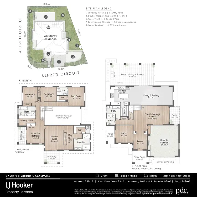 Floorplan of Homely house listing, 27 Alfred Circuit, Calamvale QLD 4116