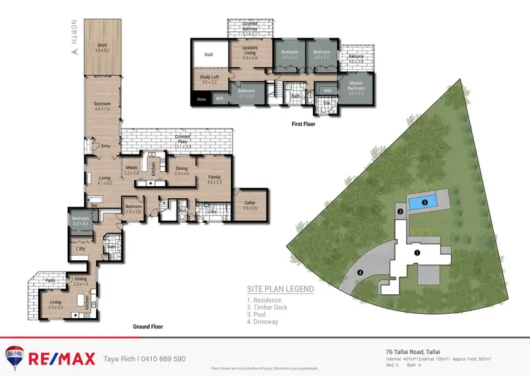 Floorplan of Homely house listing, 76 Tallai Road, Tallai QLD 4213
