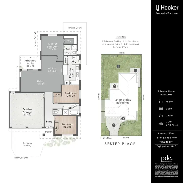 Floorplan of Homely house listing, 3 Sester Place, Runcorn QLD 4113