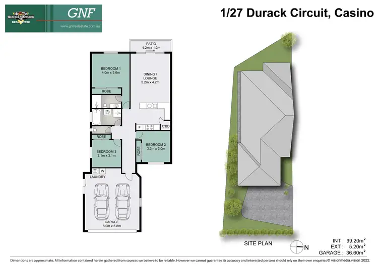 Floorplan of Homely house listing, 1/27 Durack Circuit, Casino NSW 2470