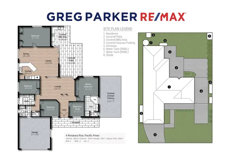 Floorplan of Homely house listing, 4 Rimatara Rise, Pacific Pines QLD 4211