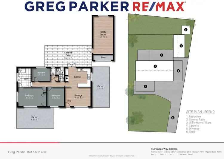 Floorplan of Homely house listing, 15 Pappas Way, Carrara QLD 4211