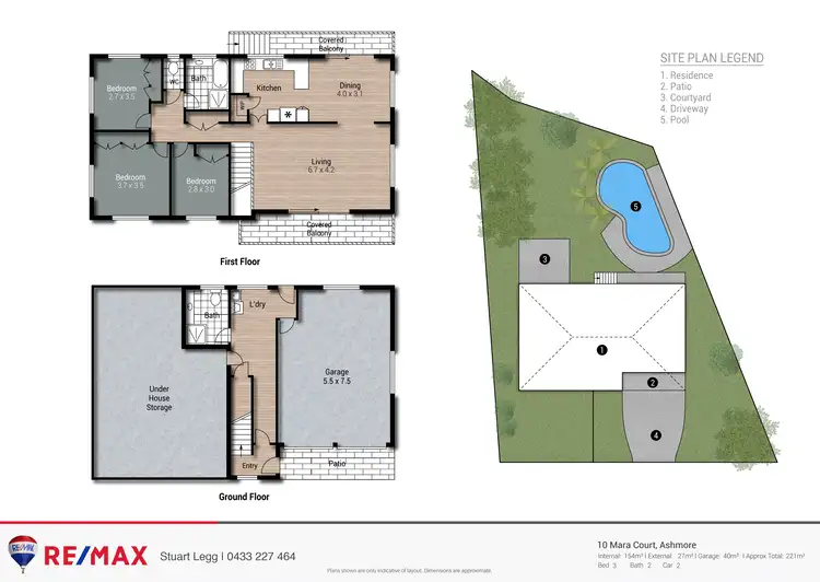 Floorplan of Homely house listing, 10 Mara Court, Ashmore QLD 4214
