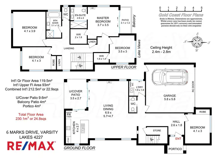 Floorplan of Homely house listing, 6 Marks Drive, Varsity Lakes QLD 4227