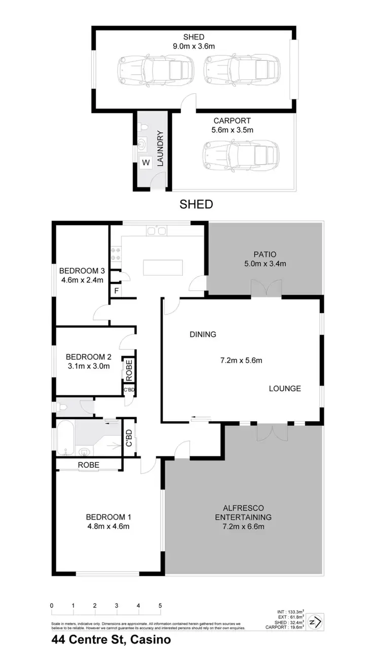 Floorplan of Homely house listing, 44 Centre Street, Casino NSW 2470