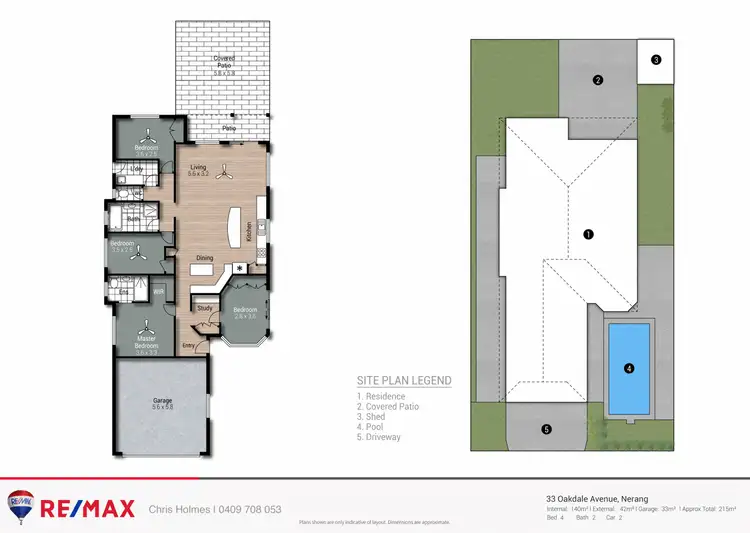 Floorplan of Homely house listing, 33 Oakdale Avenue, Nerang QLD 4211