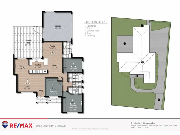 Floorplan of Homely house listing, 2 Leila Court, Mudgeeraba QLD 4213