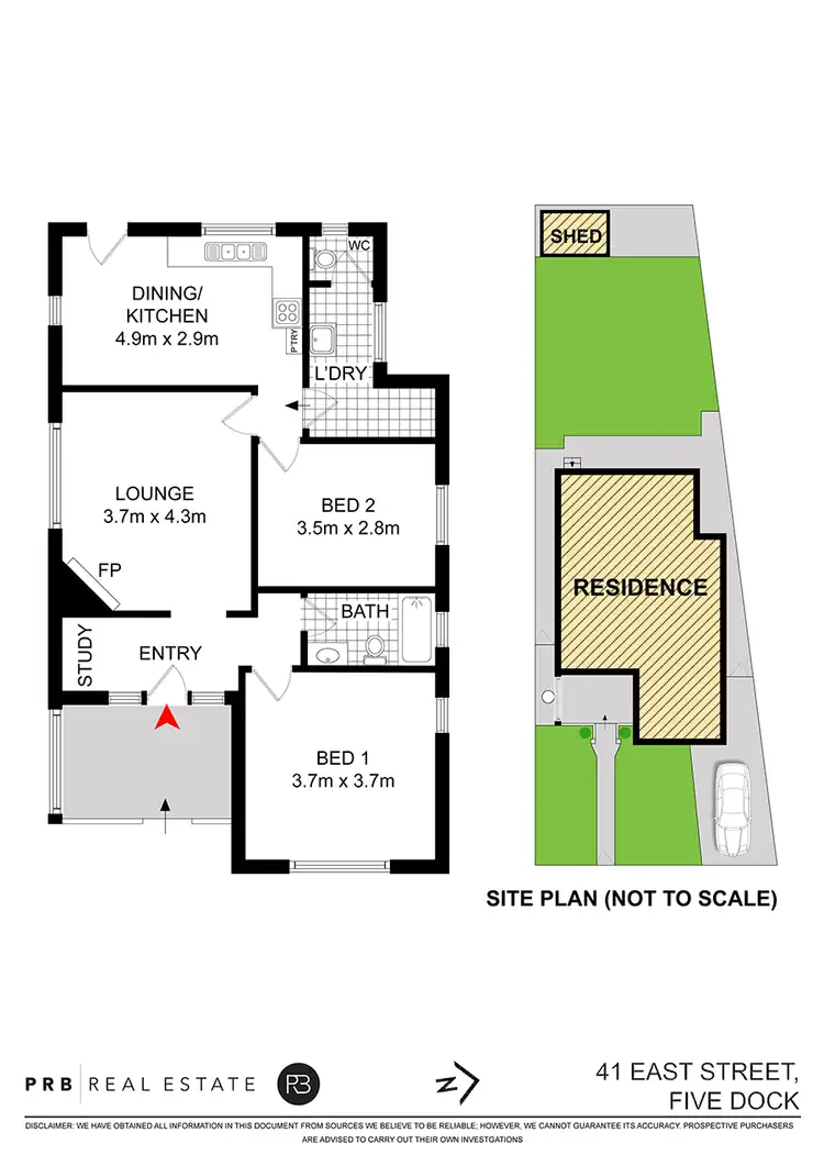 Floorplan of Homely house listing, 41 East Street, Five Dock NSW 2046