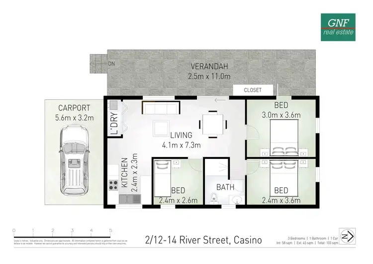 Floorplan of Homely house listing, 2/12-14 River Street, Casino NSW 2470