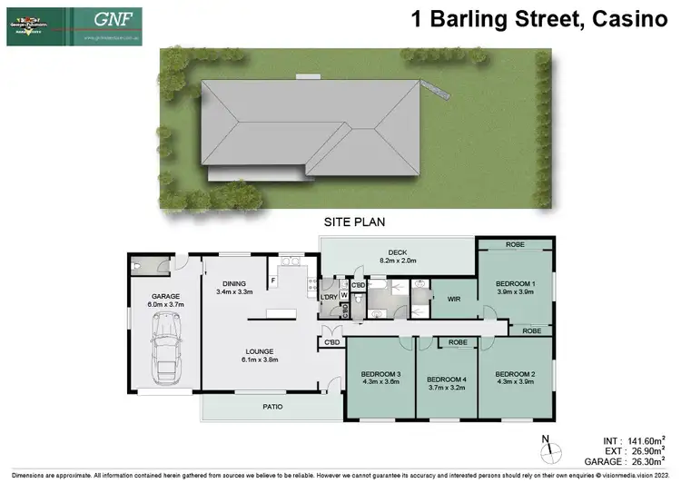 Floorplan of Homely house listing, 1 Barling Street, Casino NSW 2470