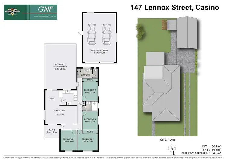 Floorplan of Homely house listing, 147 Lennox Street, Casino NSW 2470