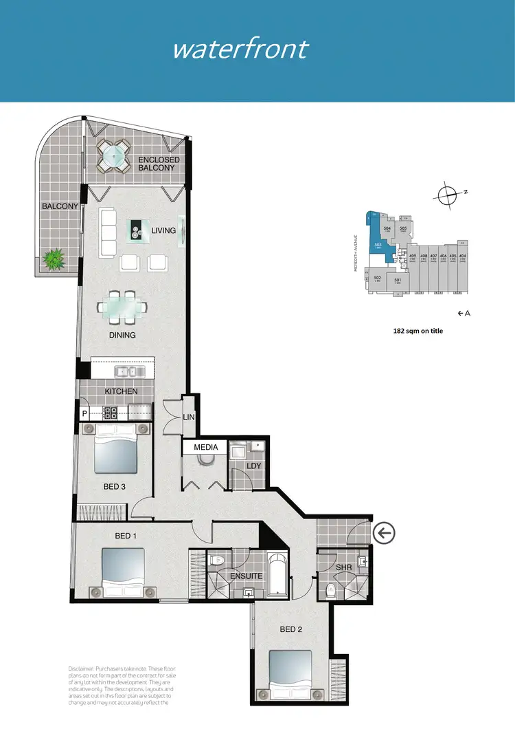 Floorplan of Homely apartment listing, 612/48 Shoreline Drive, Rhodes NSW 2138
