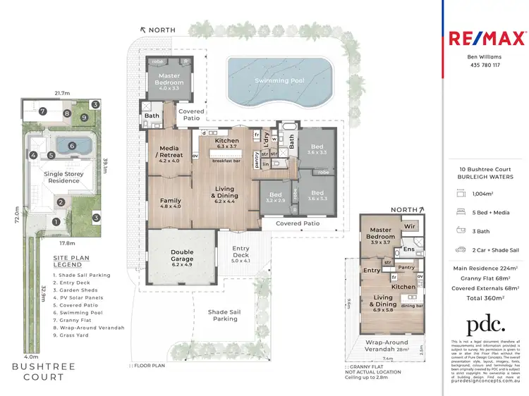 Floorplan of Homely house listing, 10 Bushtree Court, Burleigh Waters QLD 4220