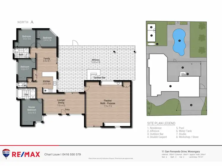 Floorplan of Homely house listing, 11 San Fernando Drive, Worongary QLD 4213