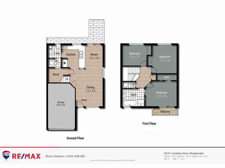 Floorplan of Homely townhouse listing, 33/21 Leviathan Drive, Mudgeeraba QLD 4213