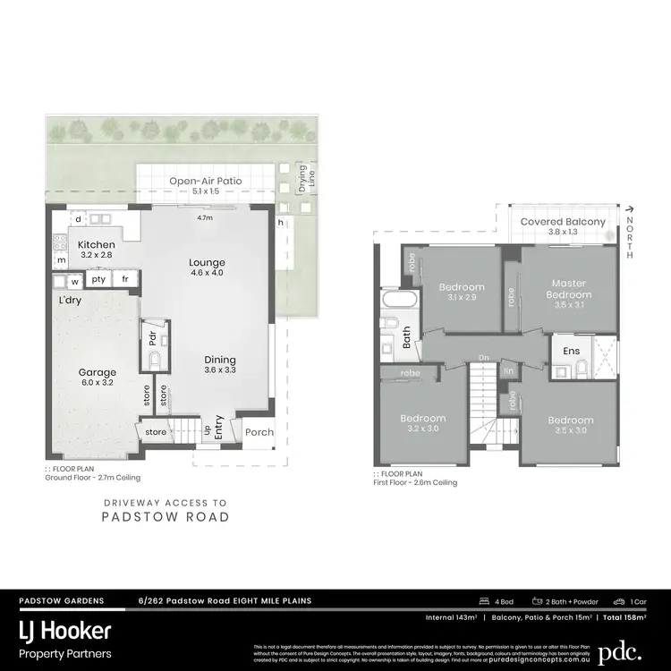 Floorplan of Homely townhouse listing, 6/262 Padstow Road, Eight Mile Plains QLD 4113
