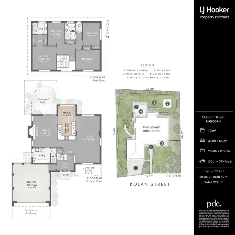 Floorplan of Homely house listing, 21 Kolan Street, Runcorn QLD 4113