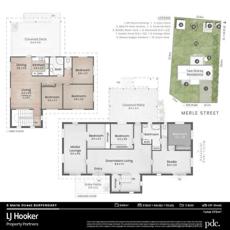 Floorplan of Homely house listing, 6 Merle Street, Burpengary QLD 4505