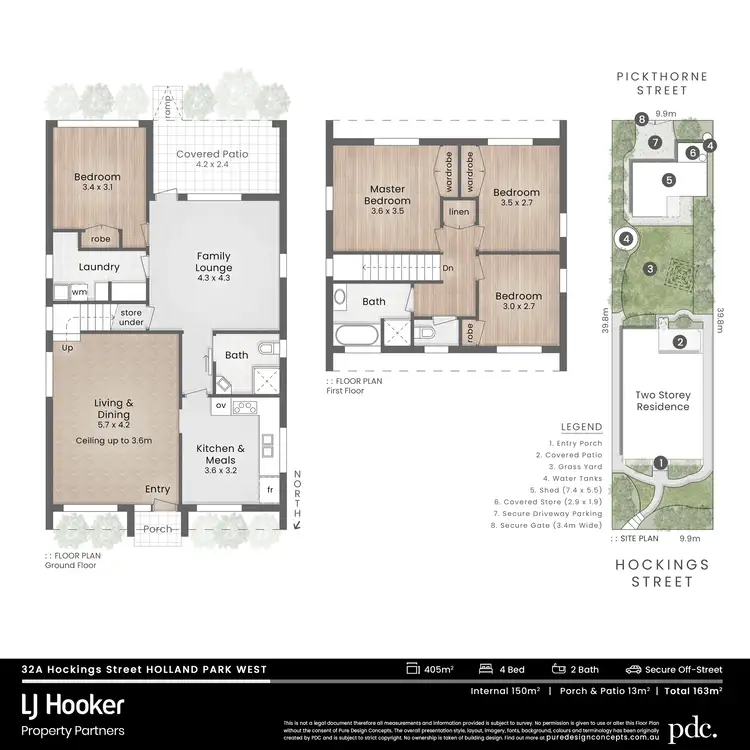Floorplan of Homely house listing, 32A Hockings Street, Holland Park West QLD 4121