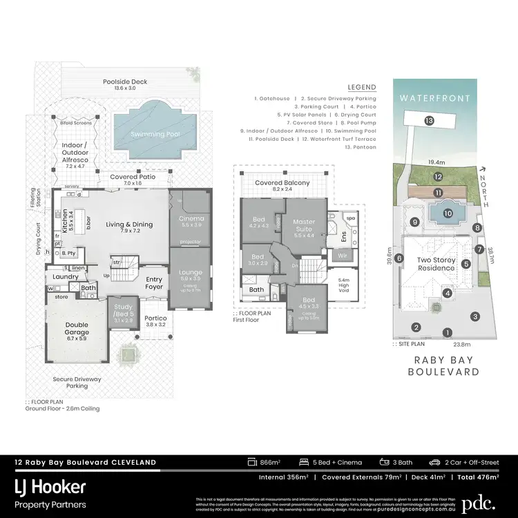 Floorplan of Homely house listing, 12 Raby Bay Boulevard, Raby Bay QLD 4163