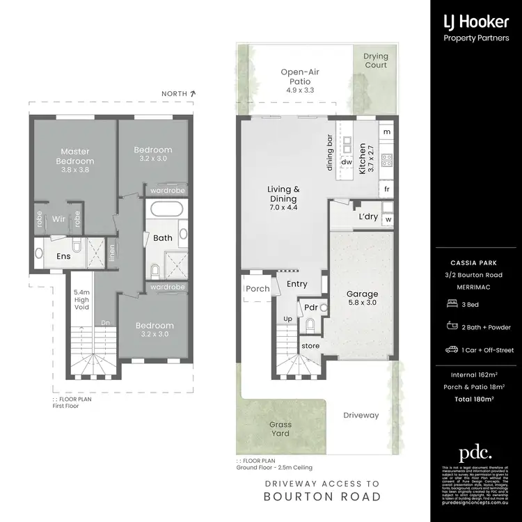 Floorplan of Homely townhouse listing, 3/2 Bourton Road, Merrimac QLD 4226