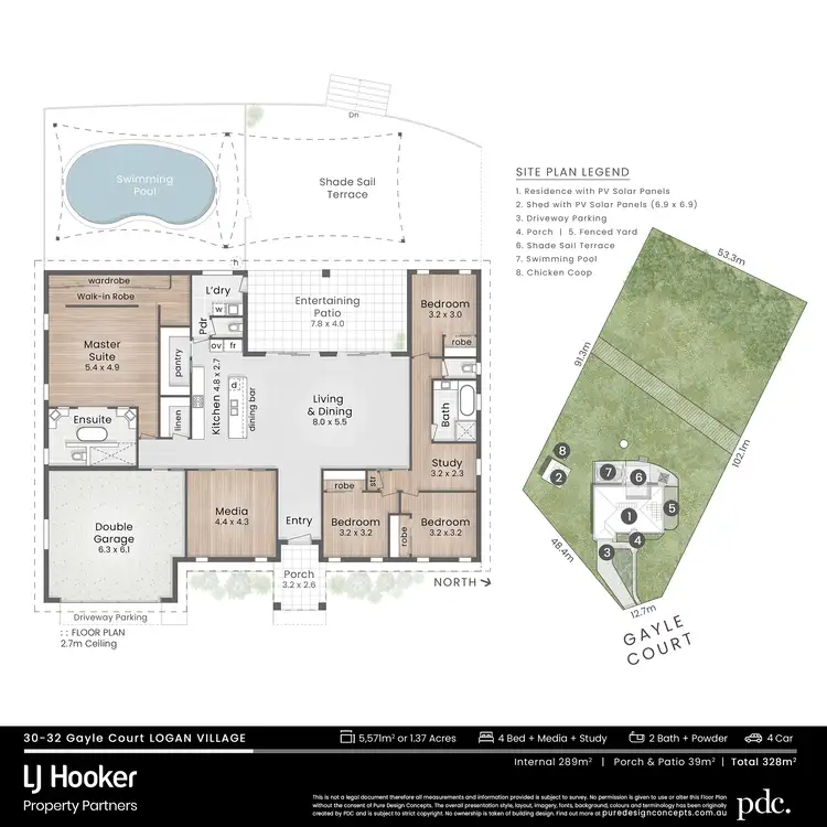 Floorplan of Homely house listing, 30-32 Gayle Court, Logan Village QLD 4207