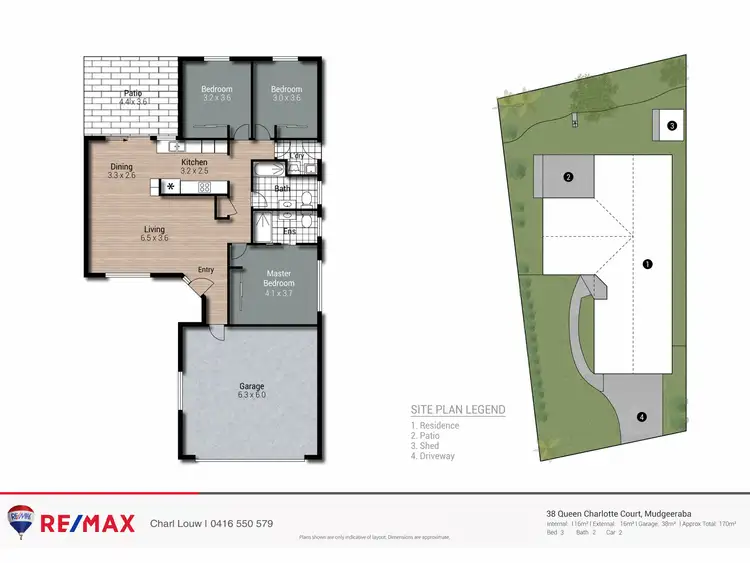Floorplan of Homely house listing, 38 Queen Charlotte Court, Mudgeeraba QLD 4213