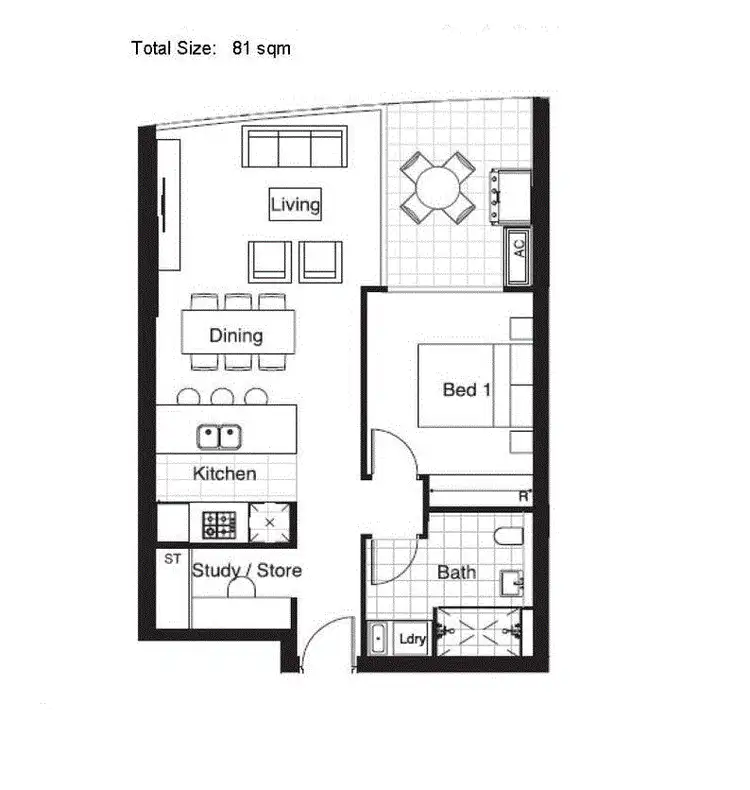 Floorplan of Homely apartment listing, 1304/1 Australia Avenue, Sydney Olympic Park NSW 2127
