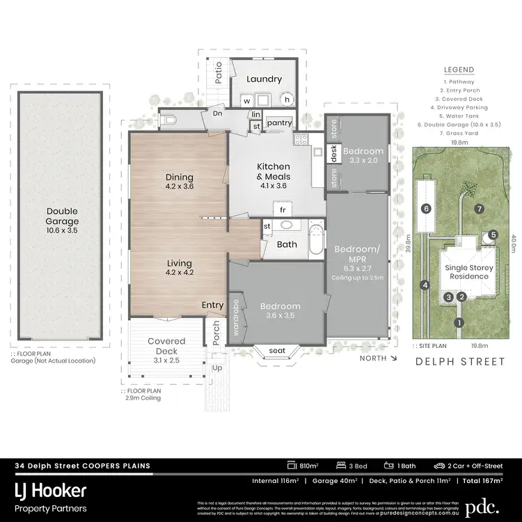 Floorplan of Homely house listing, 34 Delph Street, Coopers Plains QLD 4108