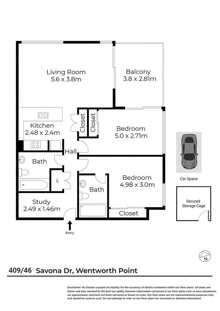 Floorplan of Homely apartment listing, Address available on request