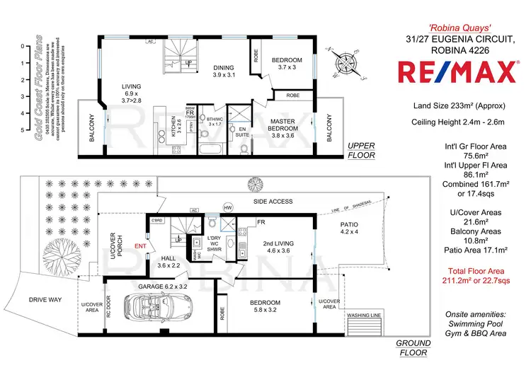 Floorplan of Homely townhouse listing, 31/27 Eugenia Circuit, Robina QLD 4226