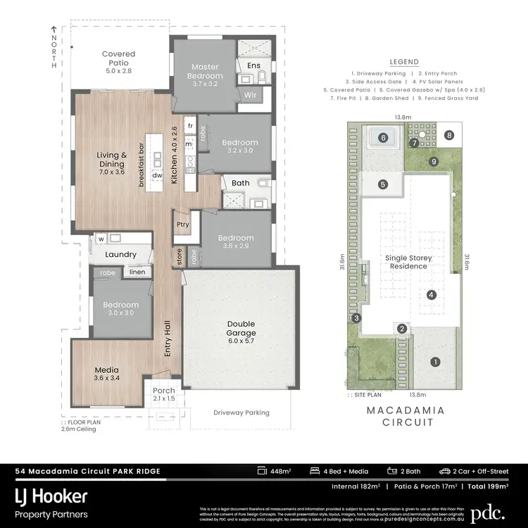 Floorplan of Homely house listing, 54 Macadamia Circuit, Park Ridge QLD 4125