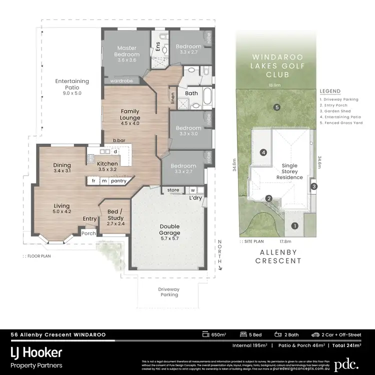 Floorplan of Homely house listing, 56 Allenby Crescent, Windaroo QLD 4207