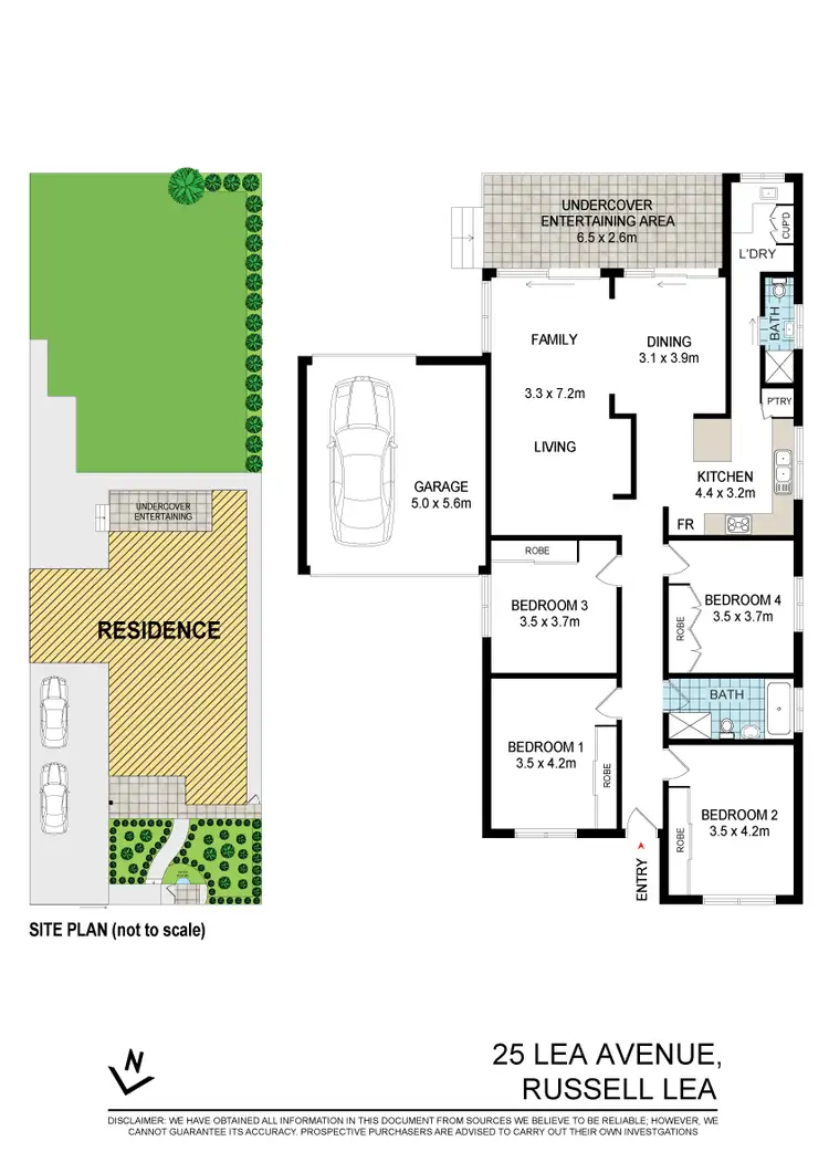 Floorplan of Homely house listing, 25 Lea Avenue, Russell Lea NSW 2046