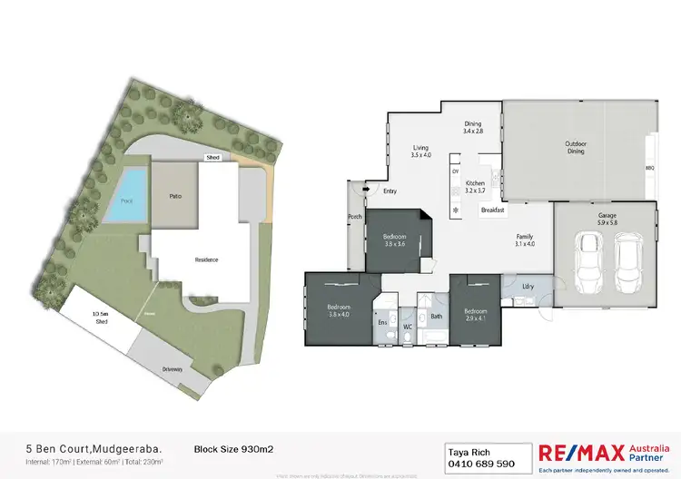 Floorplan of Homely house listing, 5 Ben Court, Mudgeeraba QLD 4213