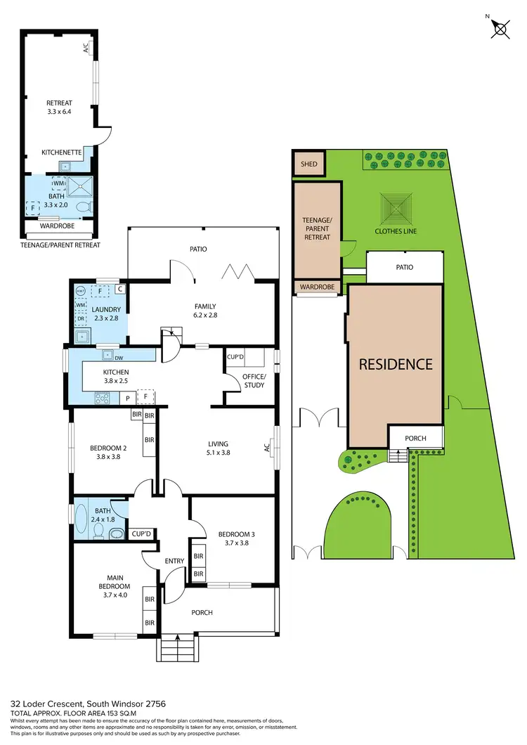 Floorplan of Homely house listing, 32 Loder Crescent, South Windsor NSW 2756