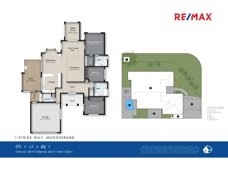 Floorplan of Homely house listing, 1 Strike Way, Mudgeeraba QLD 4213
