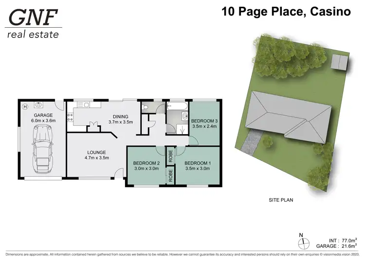 Floorplan of Homely house listing, 10 Page Place, Casino NSW 2470