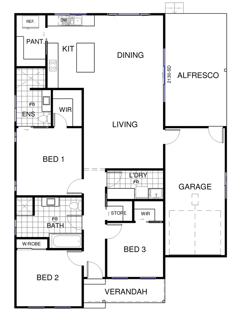 Floorplan of Homely house listing, 51 Spring Street, Wagga Wagga NSW 2650