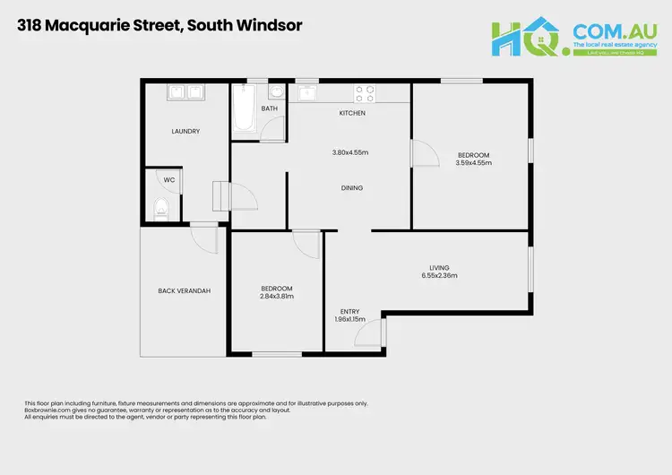 Floorplan of Homely house listing, 318 Macquarie Street, South Windsor NSW 2756