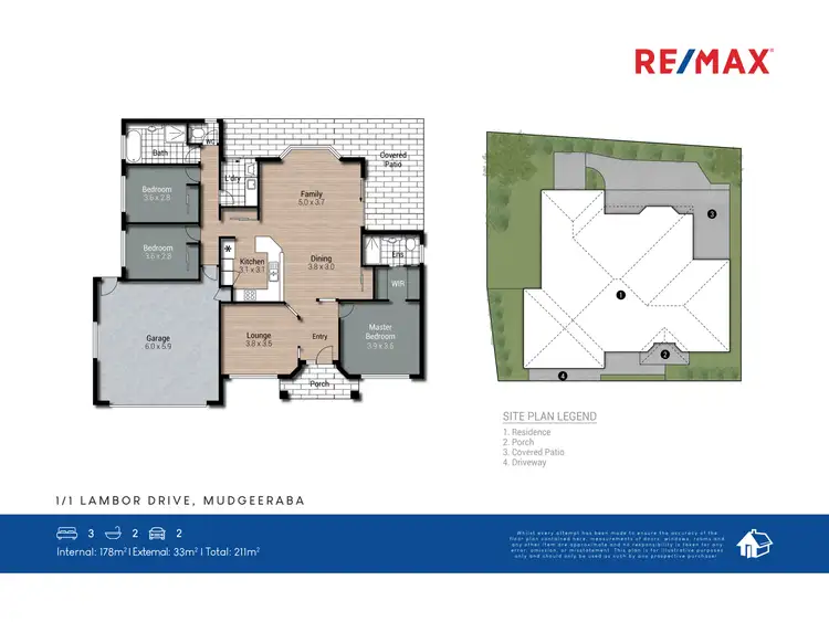 Floorplan of Homely townhouse listing, 1/1 Lambor Drive, Mudgeeraba QLD 4213