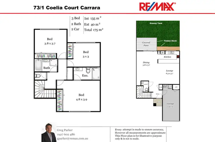 Floorplan of Homely townhouse listing, 73/1 Coelia Court, Carrara QLD 4211