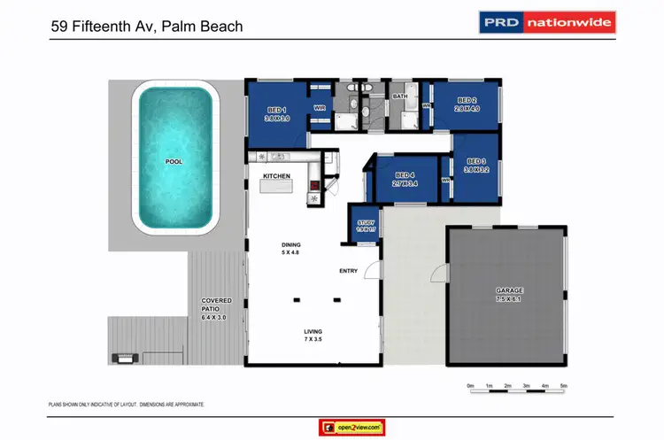 Floorplan of Homely house listing, 59 Fifteenth Avenue, Palm Beach QLD 4221
