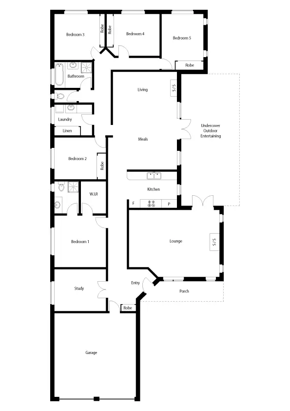 Floorplan of Homely house listing, 18 Wendy Place, Warrnambool VIC 3280