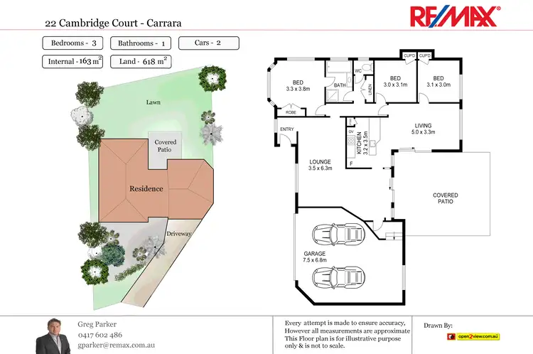 Floorplan of Homely house listing, 22 Cambridge Court, Carrara QLD 4211